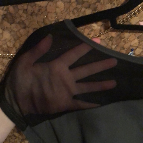 Olive green blouse - Picture 5 of 5